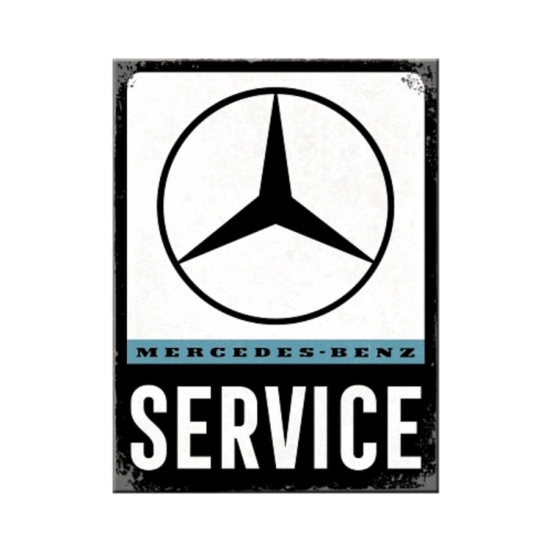 Nostalgic Μεταλλικό μαγνητάκι Mercedes-Benz - Service