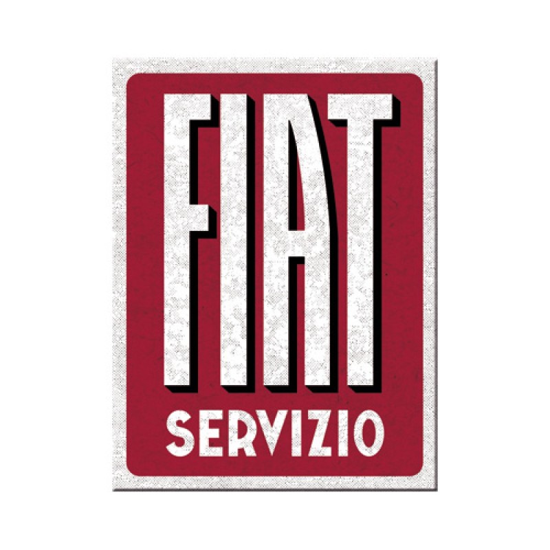 Nostalgic Μεταλλικό μαγνητάκι Fiat - Servizio