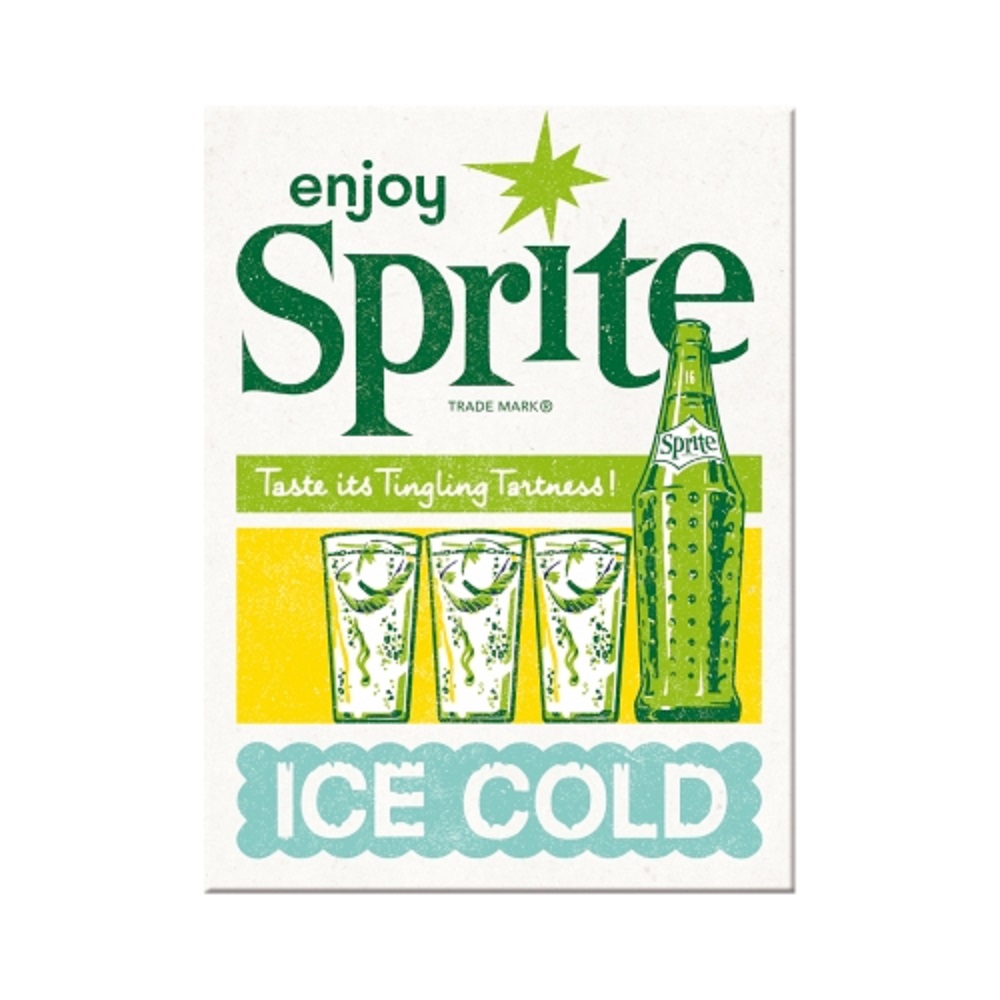 Nostalgic Μεταλλικό μαγνητάκι Sprite - Ice Cold