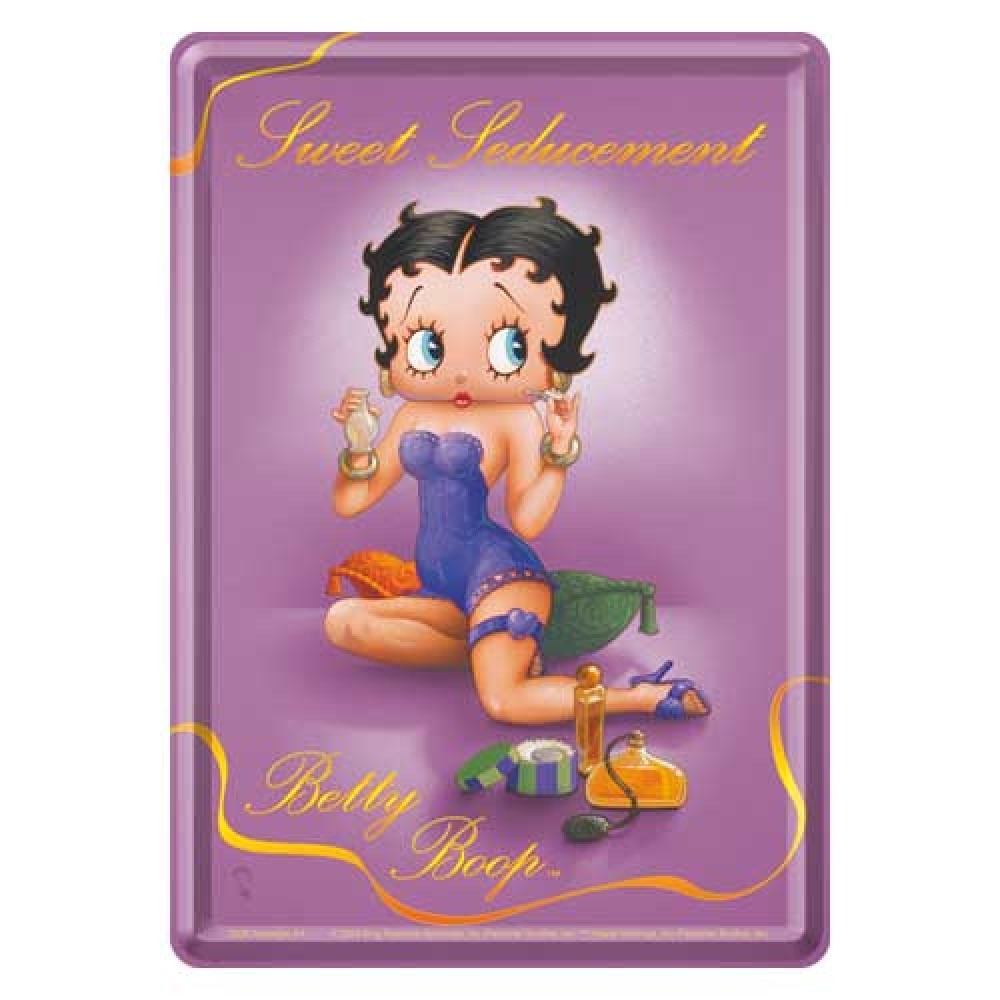 Nostalgic Μεταλλική κάρτα σε φάκελο 10x14εκ. Betty Boop Sweet Seducement
