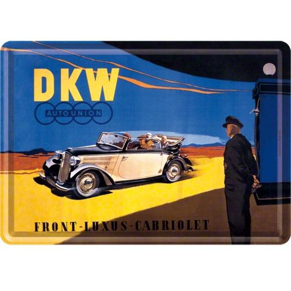 Nostalgic Μεταλλική κάρτα σε φάκελο Audi DKW Cabriolet