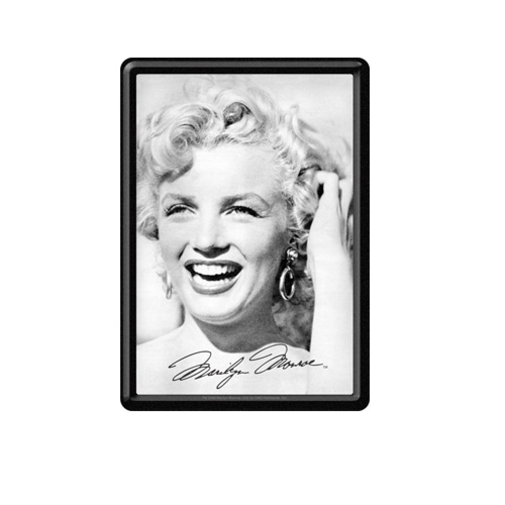 Nostalgic Μεταλλική κάρτα σε φάκελο 10x14εκ. Marilyn Monroe - Smile