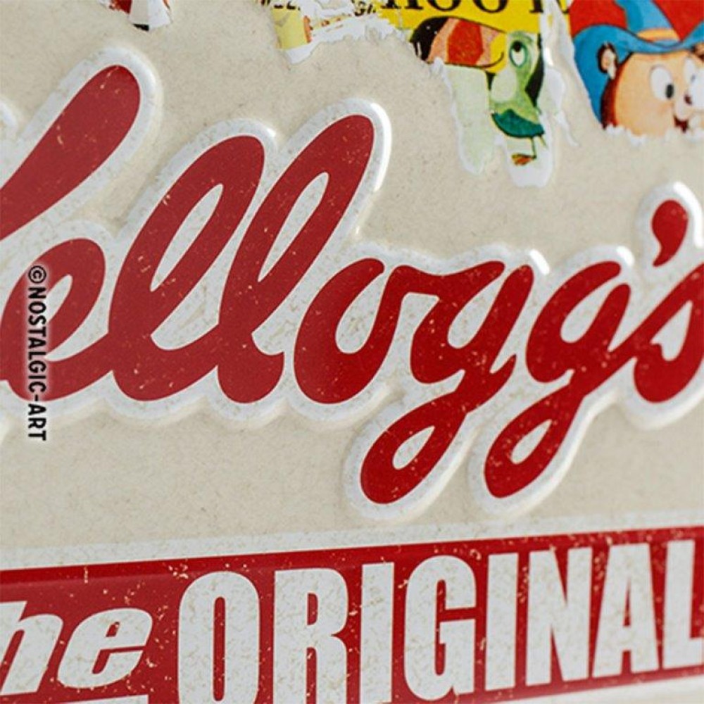 Nostalgic Μεταλλικός πίνακας Kelloggs The Original Collage