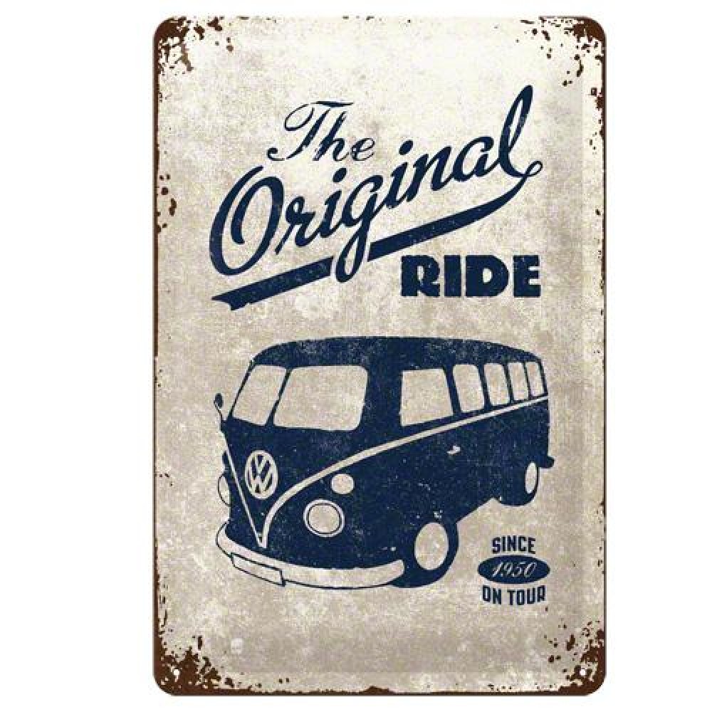 Nostalgic Μεταλλικός πίνακας VW The Original Ride