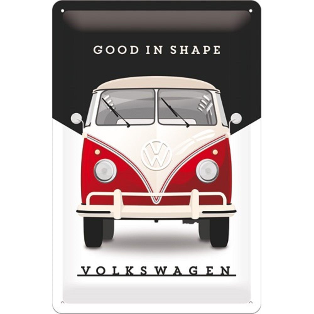 Nostalgic Μεταλλικός πίνακας Volkswagen VW - Good In Shape
