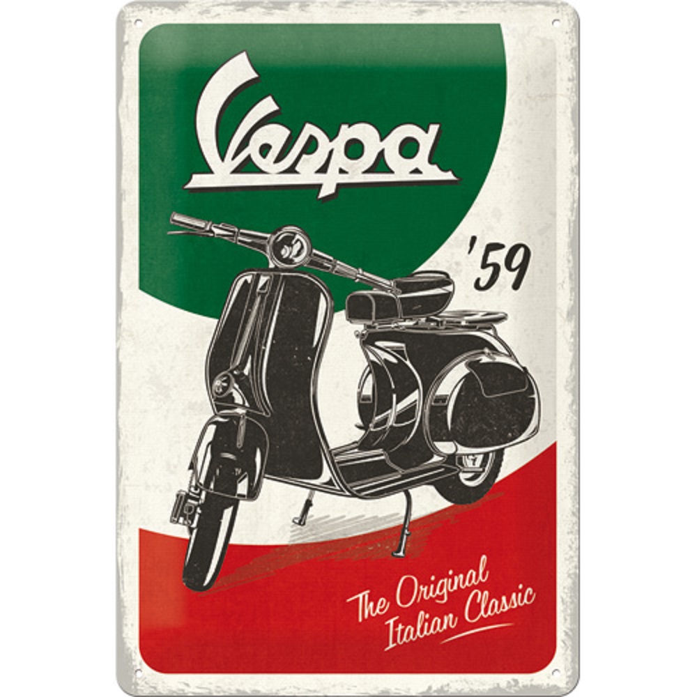 Nostalgic Μεταλλικός πίνακας Vespa - The Italian Classic