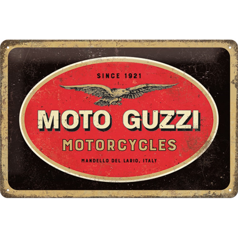Nostalgic Μεταλλικός πίνακας Moto Guzzi - Logo