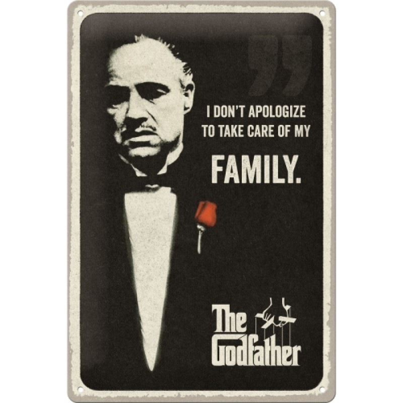 Nostalgic Μεταλλικός πίνακας Paramount - The Godfather - I dont apologize