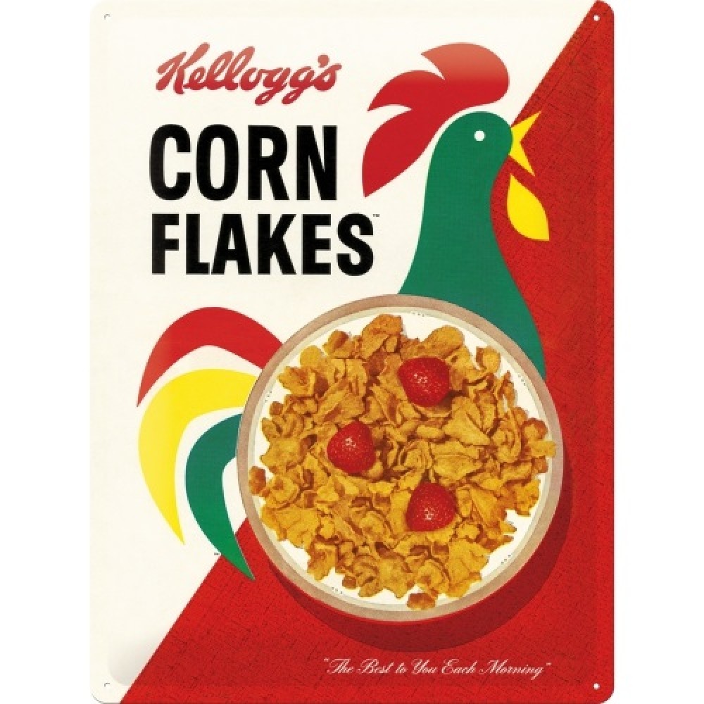 Nostalgic Μεταλλικός πίνακας Kelloggs Corn Flakes Cornelius