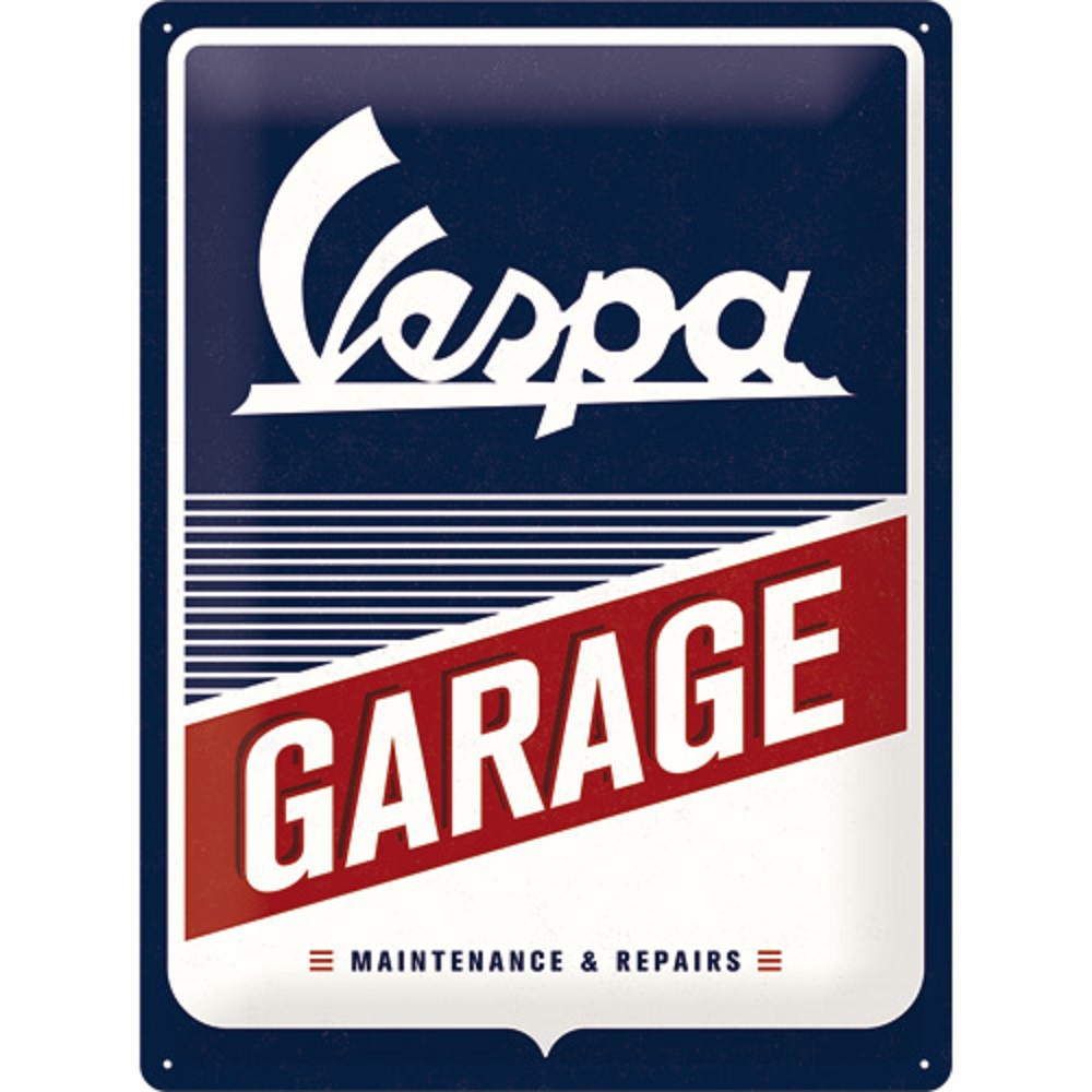 Nostalgic Μεταλλικός πίνακας Vespa - Garage