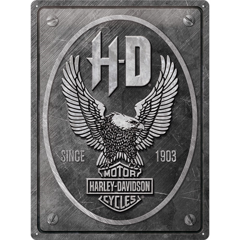 Nostalgic Μεταλλικός πίνακας Harley-Davidson - Metal Eagle