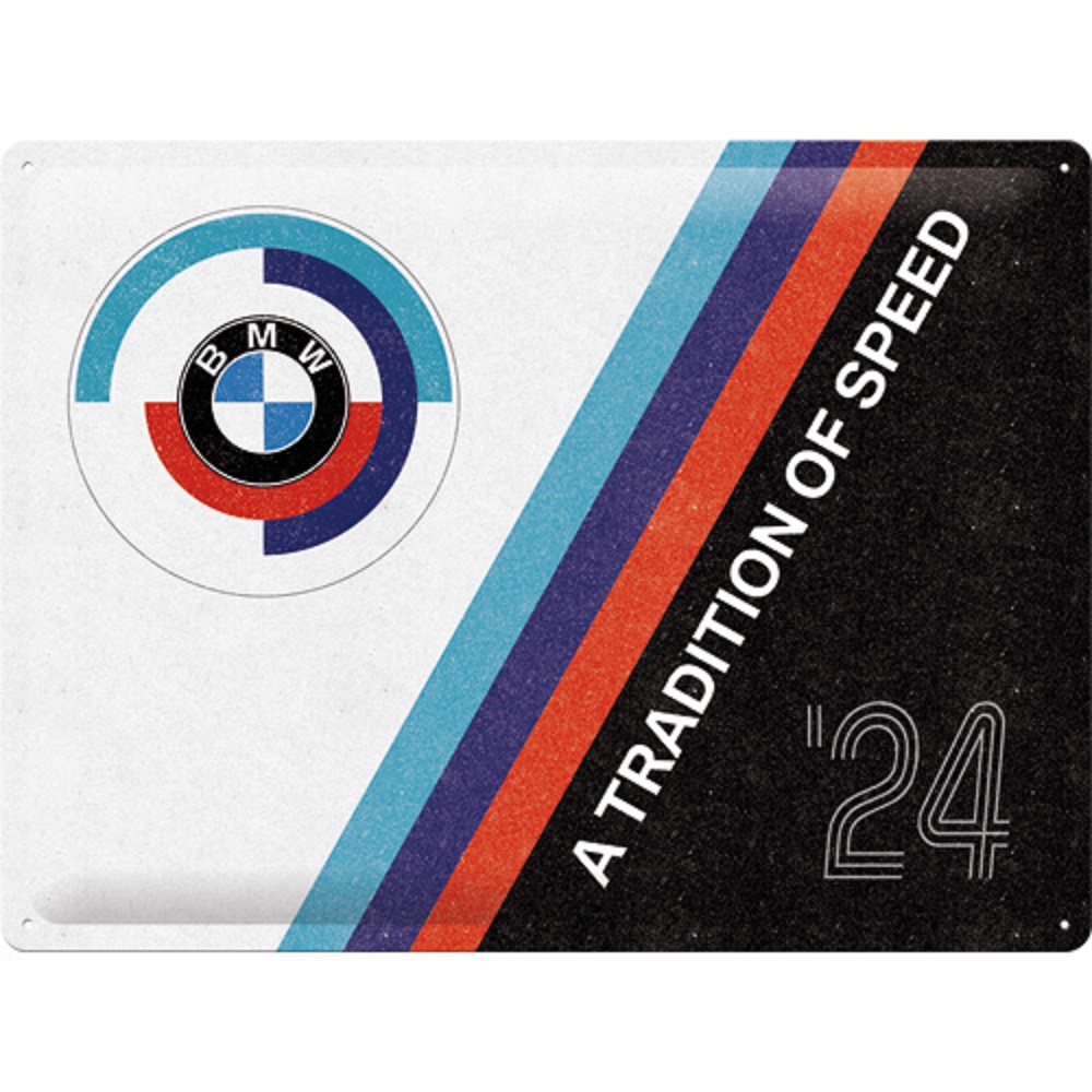 Nostalgic Μεταλλικός πίνακας BMW Motorsport - Tradition Of Speed