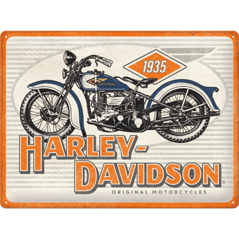 Nostalgic Μεταλλικός πίνακας Harley-Davidson - Motorcycles 1935