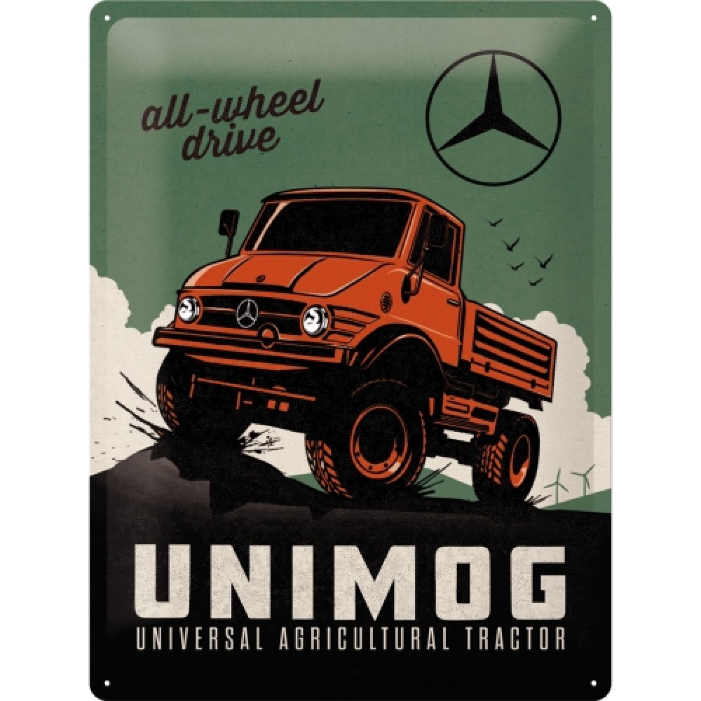 Nostalgic Μεταλλικός πίνακας Daimler Truck - Unimog