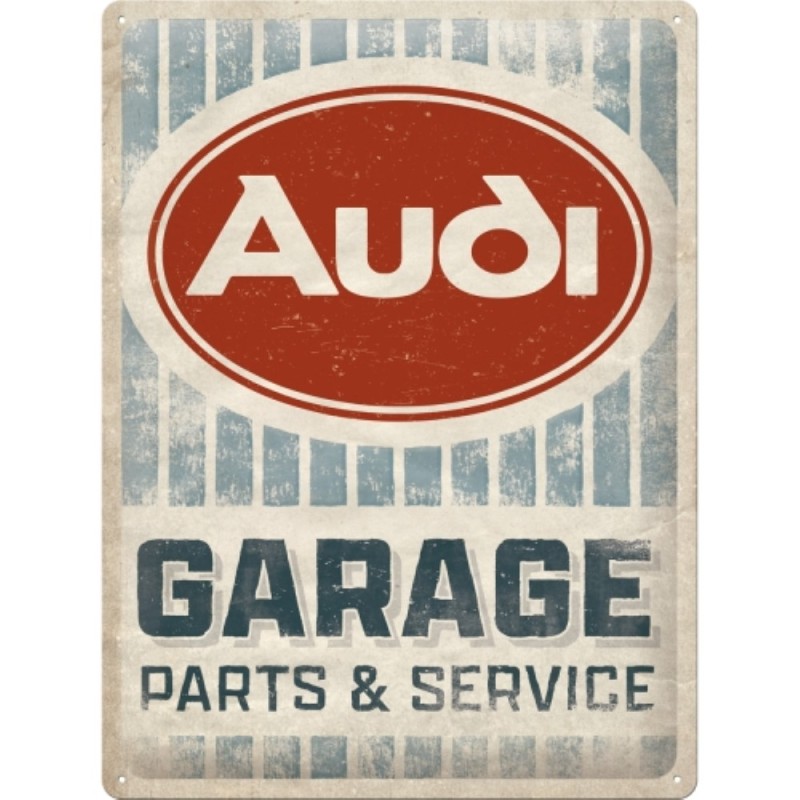 Nostalgic Μεταλλικός πίνακας Audi - Garage