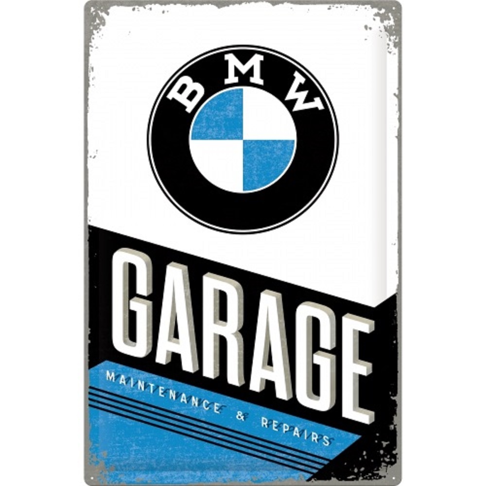 Nostalgic Μεταλλικός πίνακας BMW - Garage