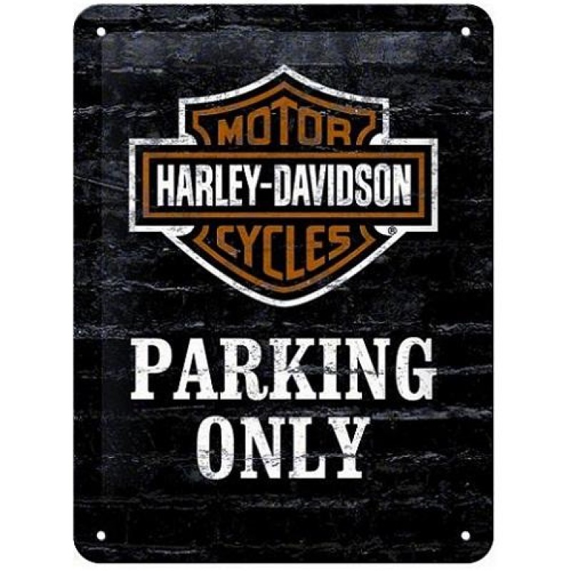 Nostalgic Tin Sign 15x20 Harley-Davidson Parking Only