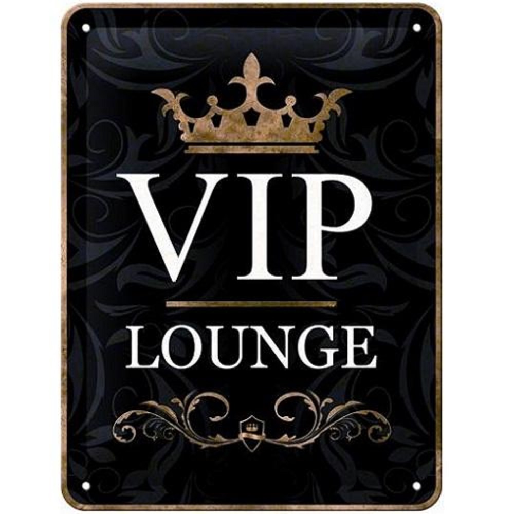 Nostalgic Μεταλλικός πίνακας VIP Lounge