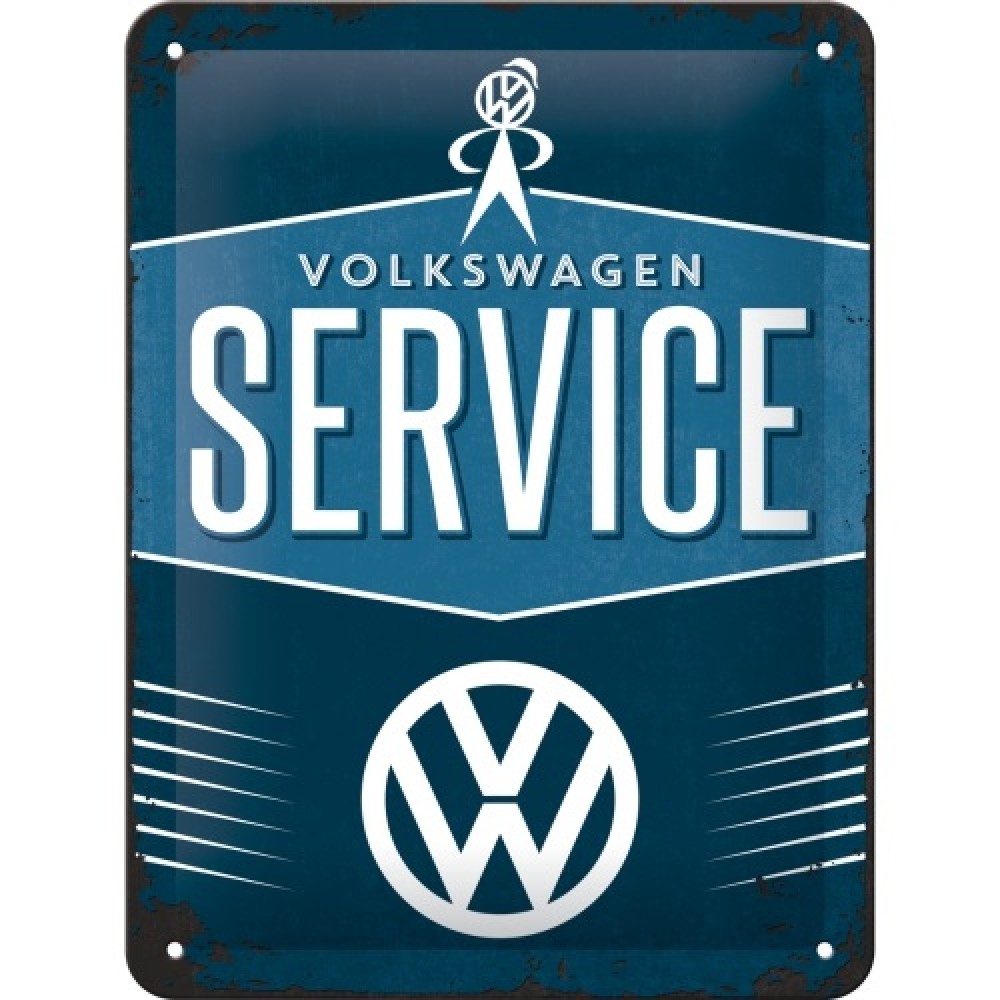 Nostalgic Μεταλλικός πίνακας VW Service