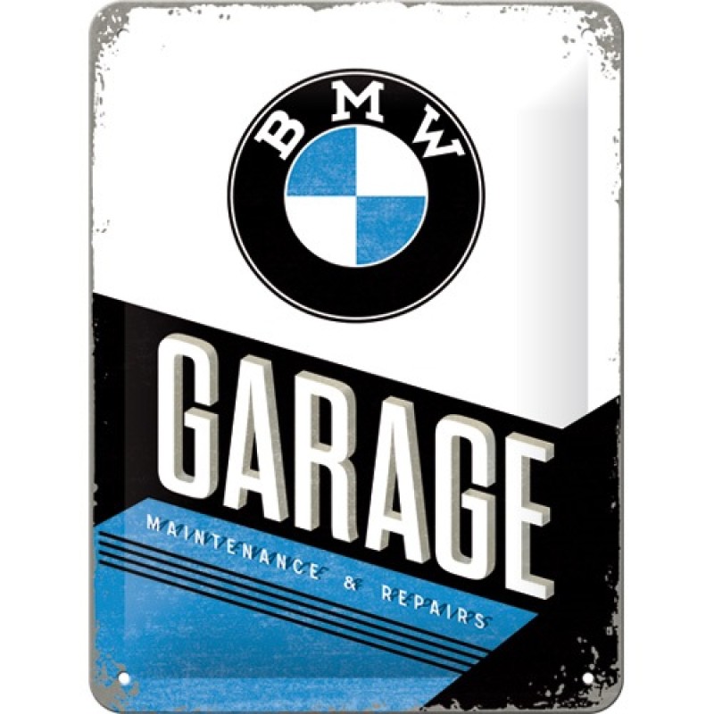 Nostalgic Μεταλλικός πίνακας BMW - Garage