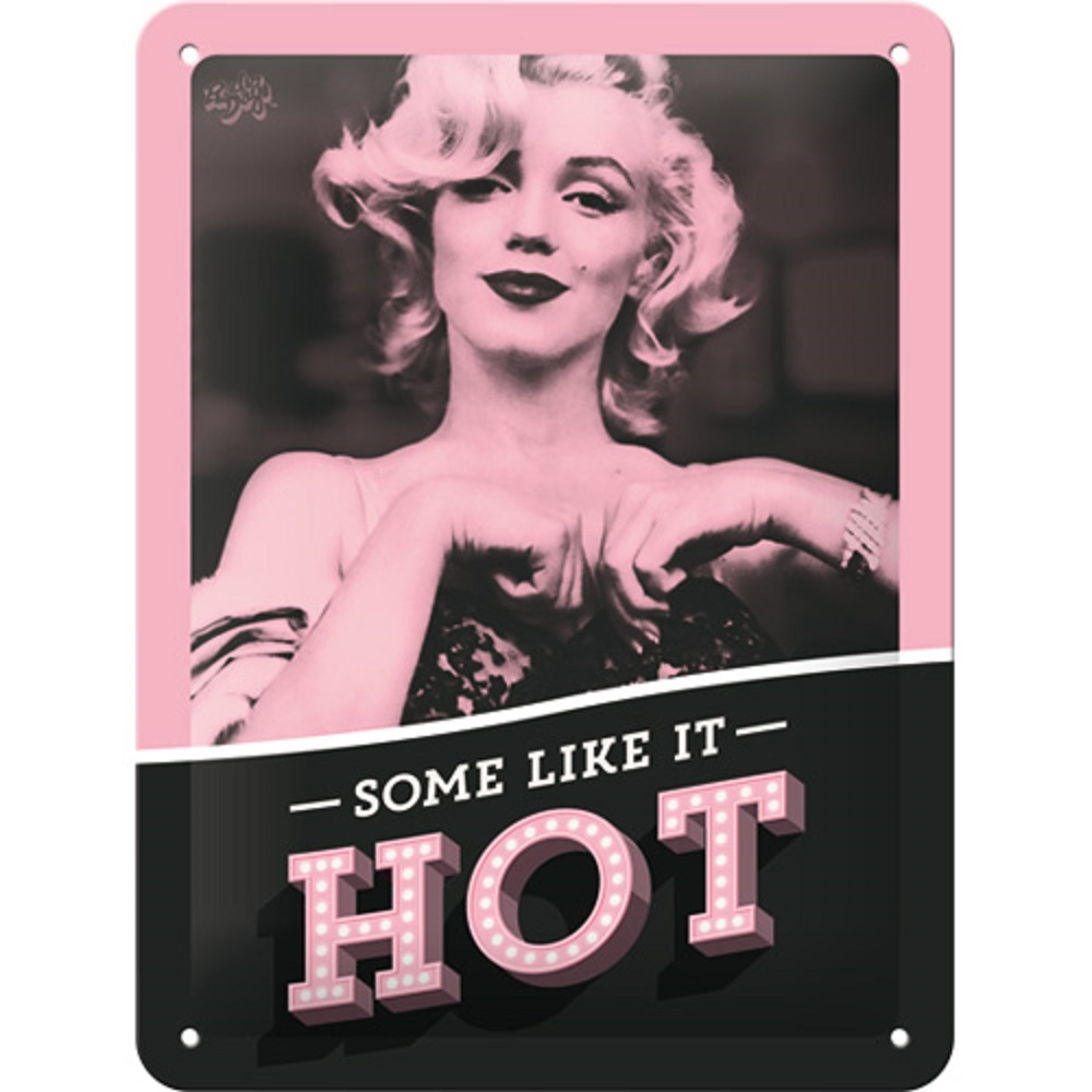 Nostalgic Μεταλλικός πίνακας Celebrities Marylin Monroe - Some like it hot