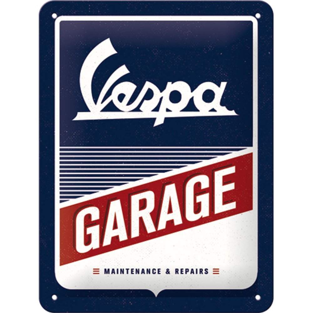 Nostalgic Μεταλλικός πίνακας Vespa - Garage