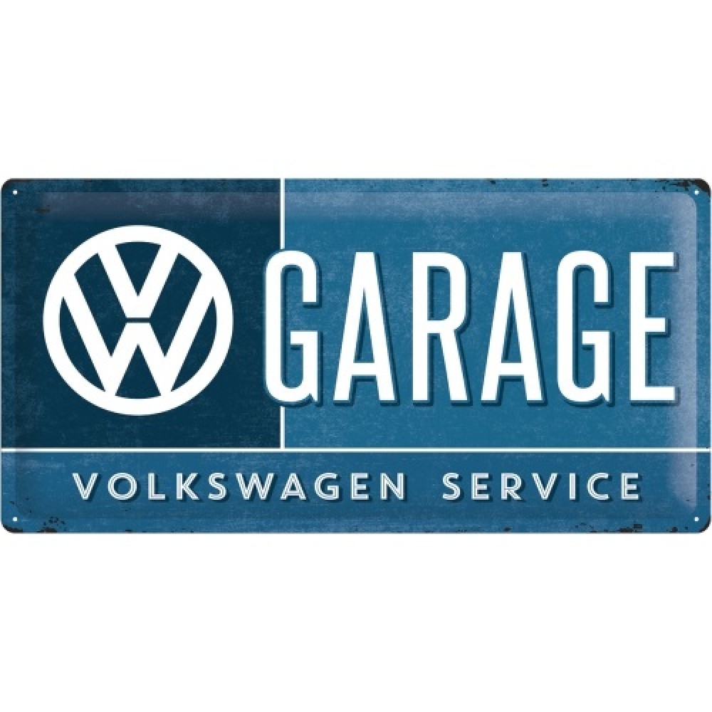Nostalgic Tin Sign 25x50cm Volkswagen VW Garage