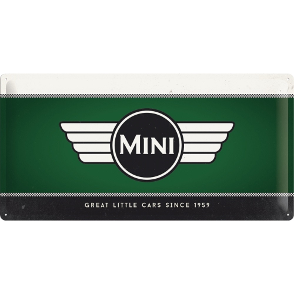 Nostalgic Μεταλλικός πίνακας MINI - Logo Green