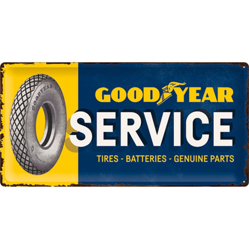 Nostalgic Μεταλλικός πίνακας Goodyear - Service