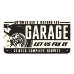 Nostalgic Μεταλλική κρεμαστή ταμπέλα Best Garage Garage