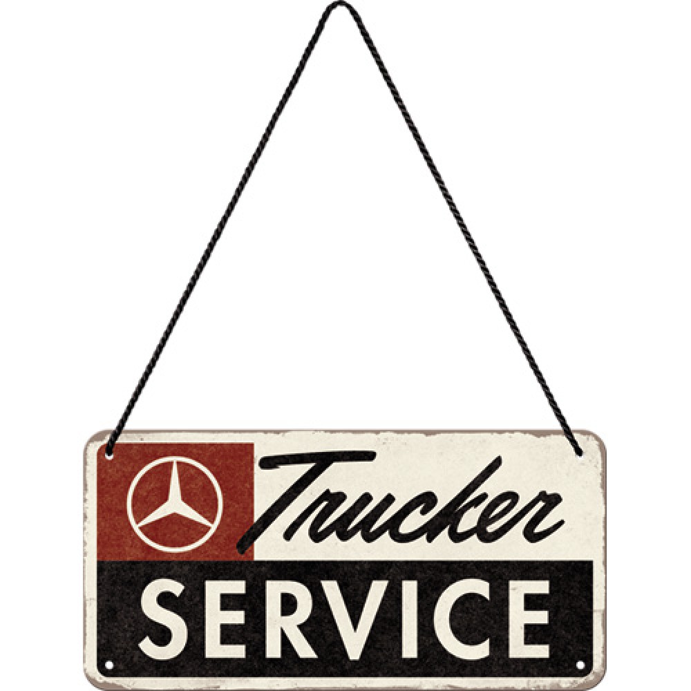 Nostalgic Hanging Sign Daimler Truck Daimler Truck - Trucker Service