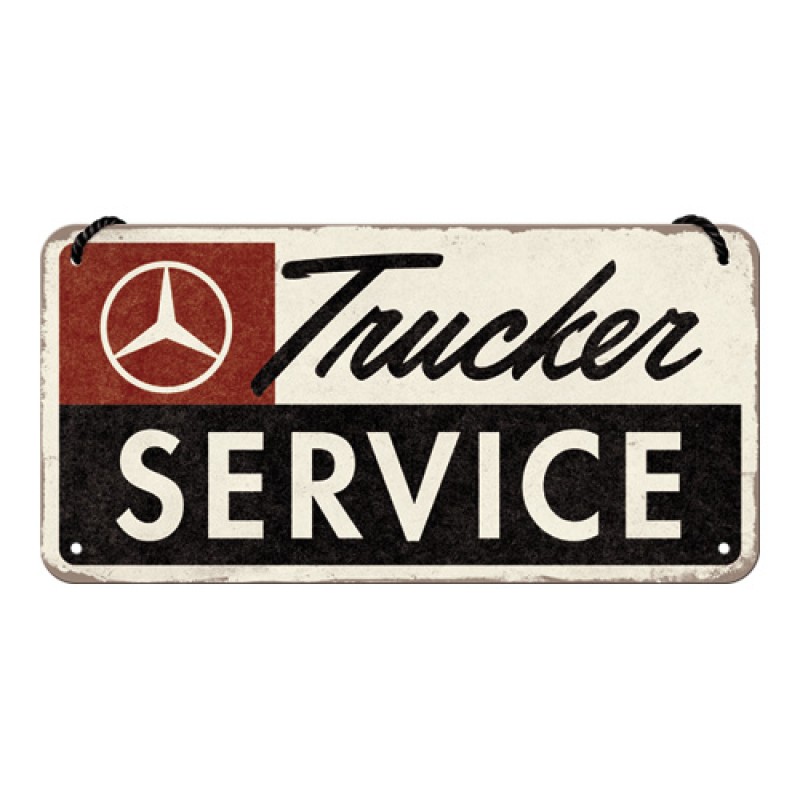 Nostalgic Μεταλλική κρεμαστή ταμπέλα Daimler Truck - Trucker Service