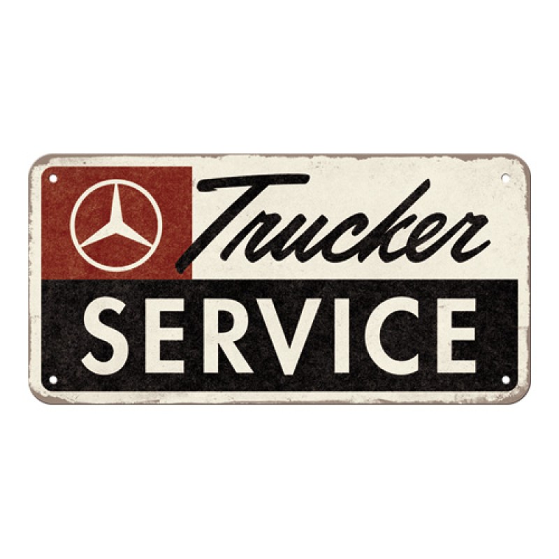 Nostalgic Μεταλλική κρεμαστή ταμπέλα Daimler Truck - Trucker Service