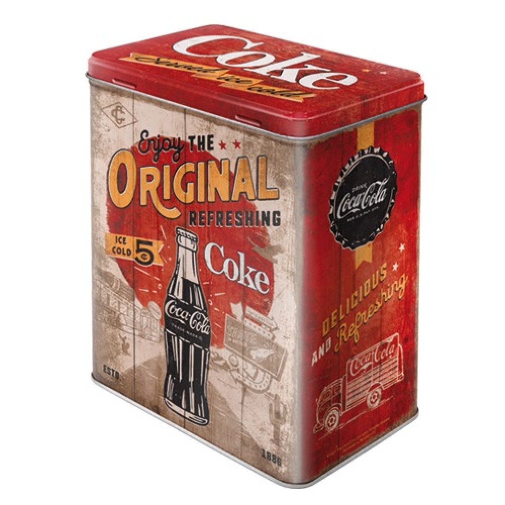 Nostalgic Tin Box L Coke 66