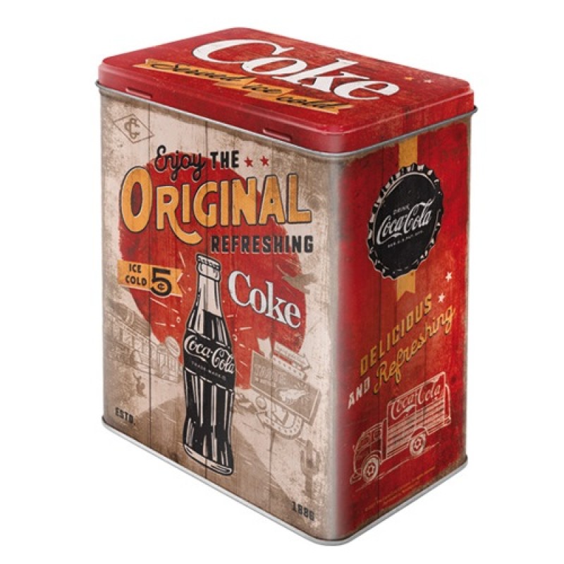Nostalgic Μεταλλικό κουτί μεγάλο Coke 66