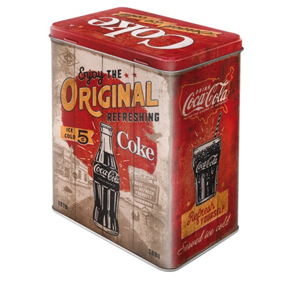 Nostalgic Tin Box L Coke 66