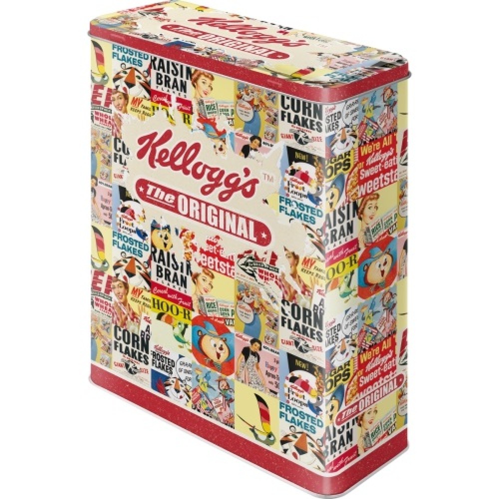 Nostalgic Μεταλλικό κουτί γίγας Kelloggs The Original Collage