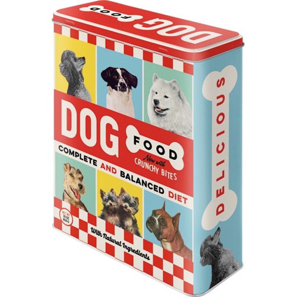 Nostalgic Tin Box XL Animal Club Dog Food