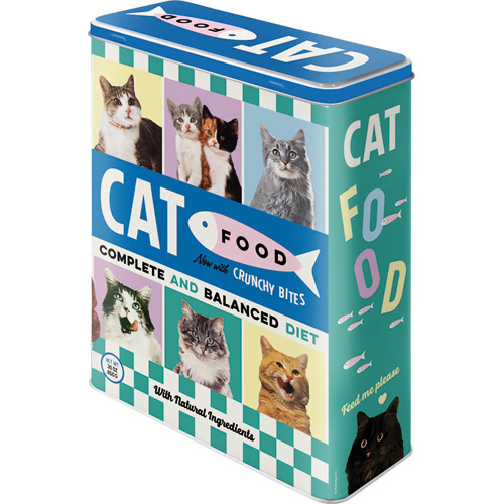 Nostalgic Tin Box XL Cat Food