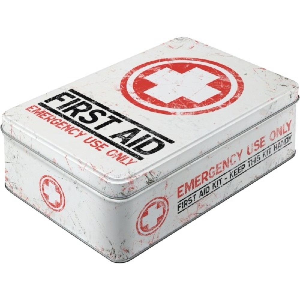 Nostalgic Μεταλλικό κουτί Flat 3D First Aid Kit