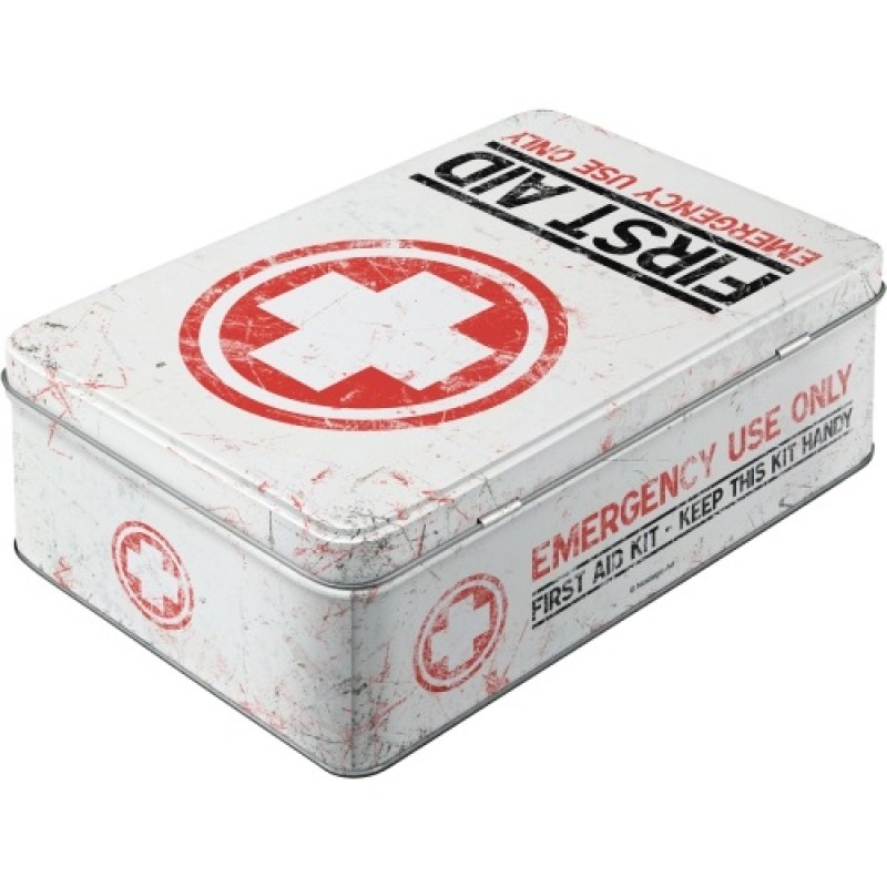 Nostalgic Μεταλλικό κουτί Flat 3D First Aid Kit