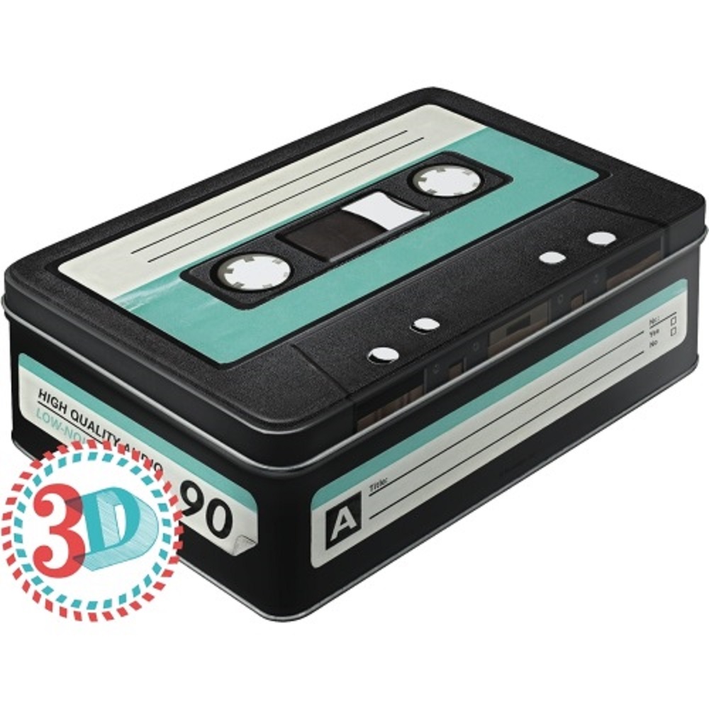 Nostalgic Μεταλλικό κουτί Flat  Retro Cassette