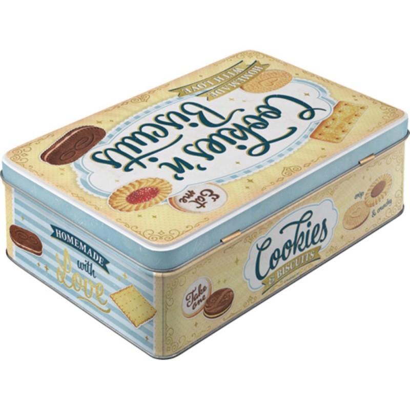 Nostalgic Μεταλλικό κουτί Flat Cookies 'n' Biscuits