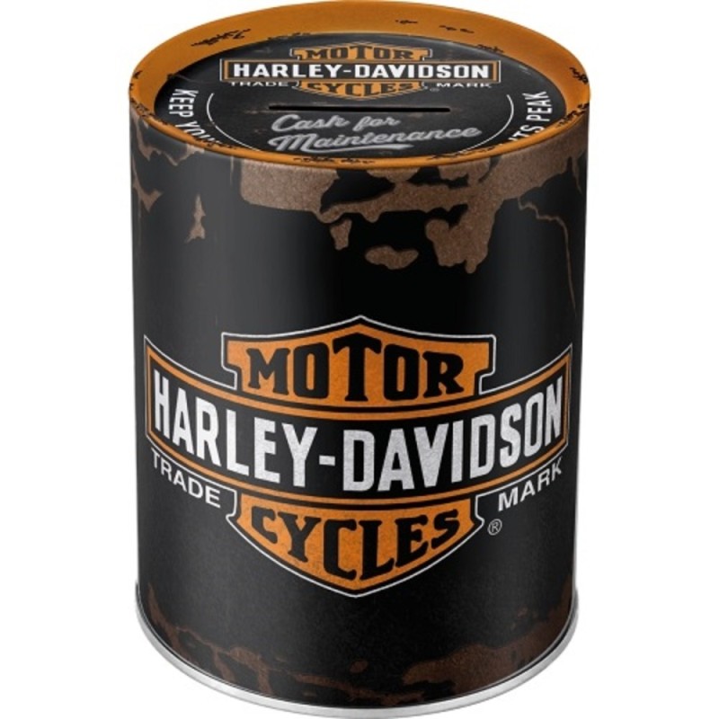 Nostalgic Μεταλλικός Κουμπαράς Harley-Davidson Genuine Logo