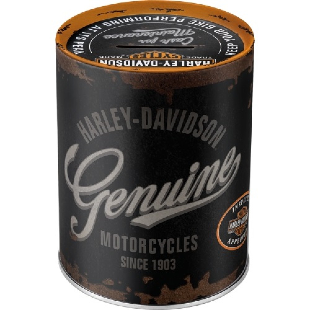 Nostalgic Money Box Harley-Davidson Genuine Logo