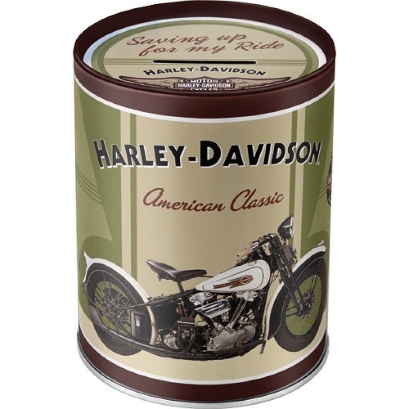 Nostalgic Μεταλλικός Κουμπαράς Harley-Davidson Knucklehead