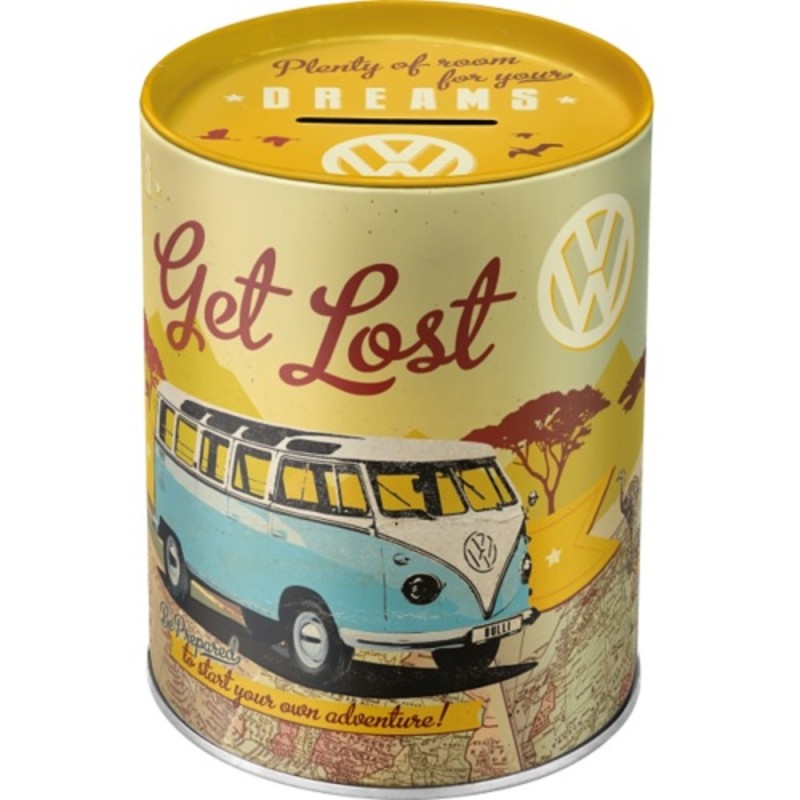 Nostalgic Μεταλλικός Κουμπαράς VW Bulli - Lets Get Lost