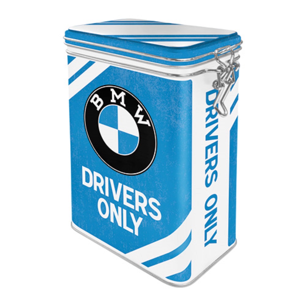 Nostalgic Μεταλλικό κουτί καπάκι με κλιπ BMW Drivers Only