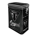 Nostalgic Μεταλλικό κουτί καπάκι με κλιπ Triumph - Original Motorcycles