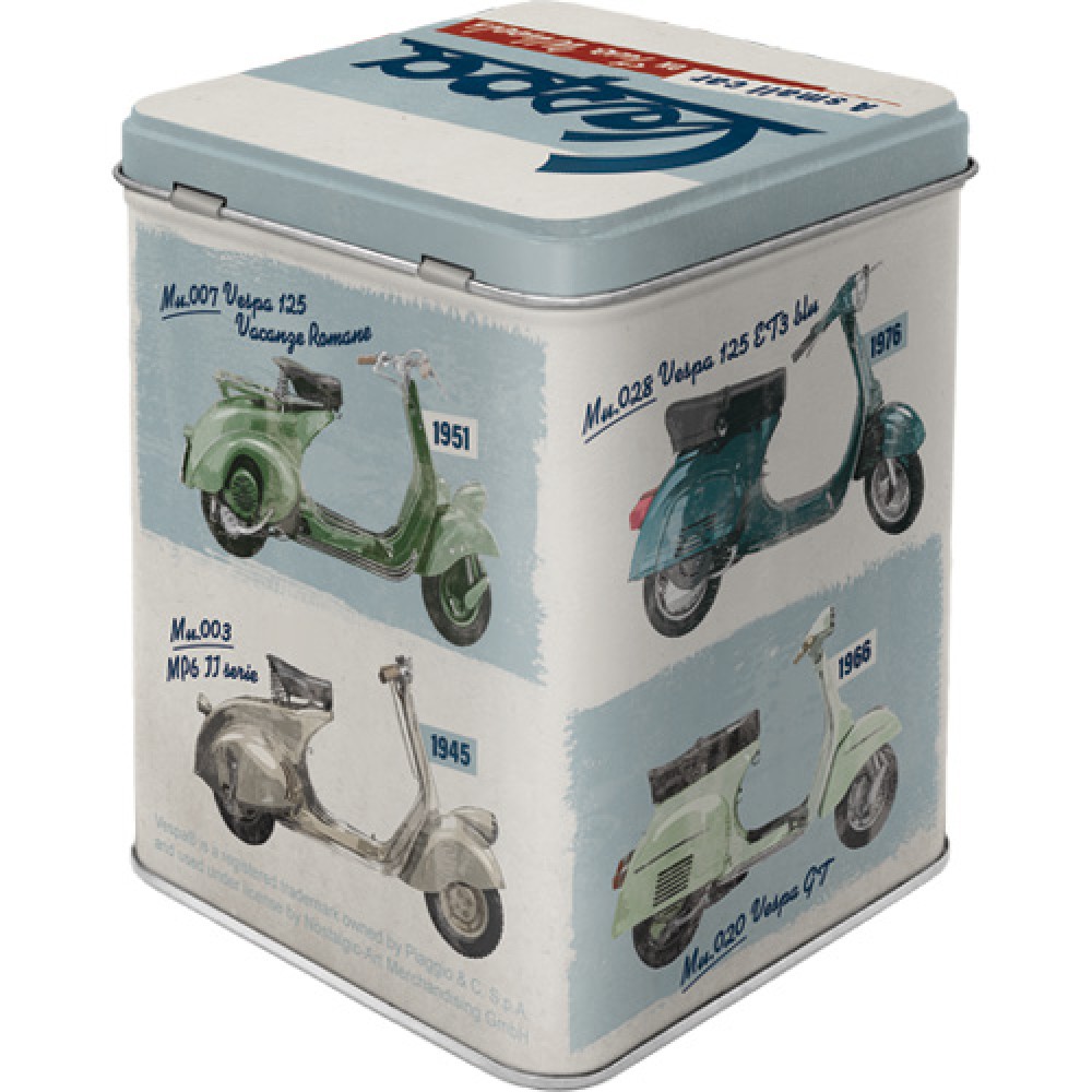 Nostalgic Tea Box Vespa - Model Chart Vespa